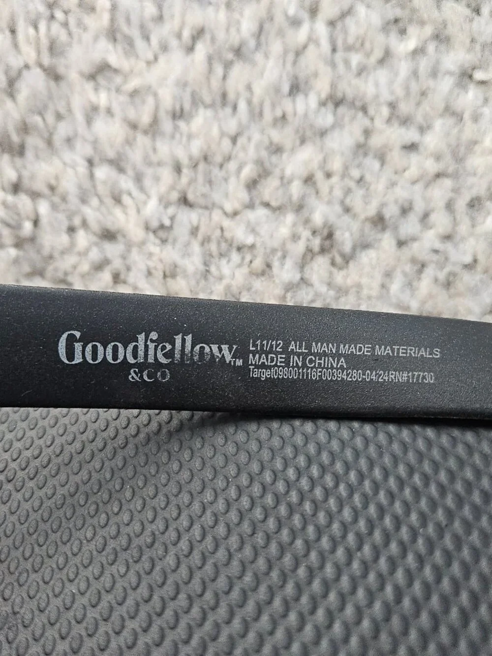 Goodfellow & Co Men's Black Flip Flop Sandals Size L (11/12)